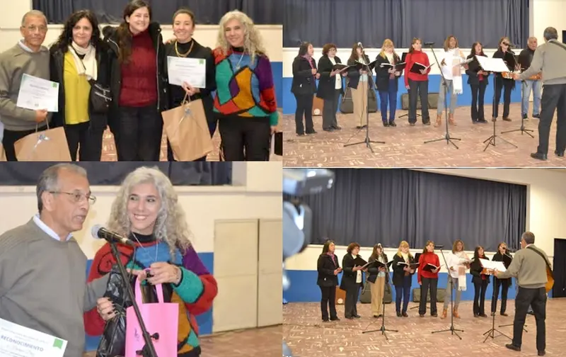 El Coro Municipal Cantares de mi pueblo de Villa Dom�nguez se present� en Liebig