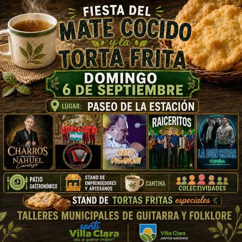 La cuenta regresiva empez� en Vila Clara para la Fiesta del Mate Cocido y la Torta Frita