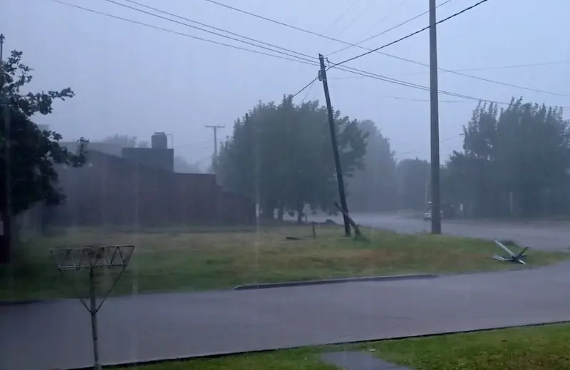 La lluvia en Villaguay fue de 75 mm