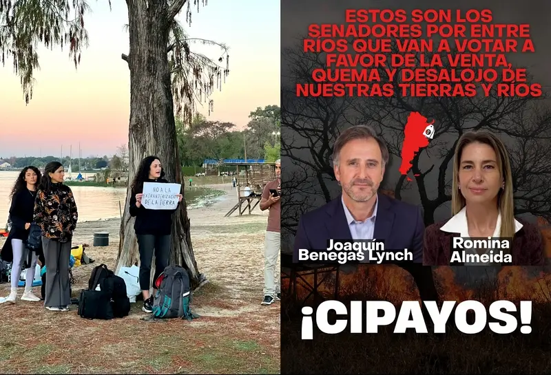 Llenemos las calles con un reclamo unitario: �La Tierra y el Rio no se venden, no se queman ni se desalojan!