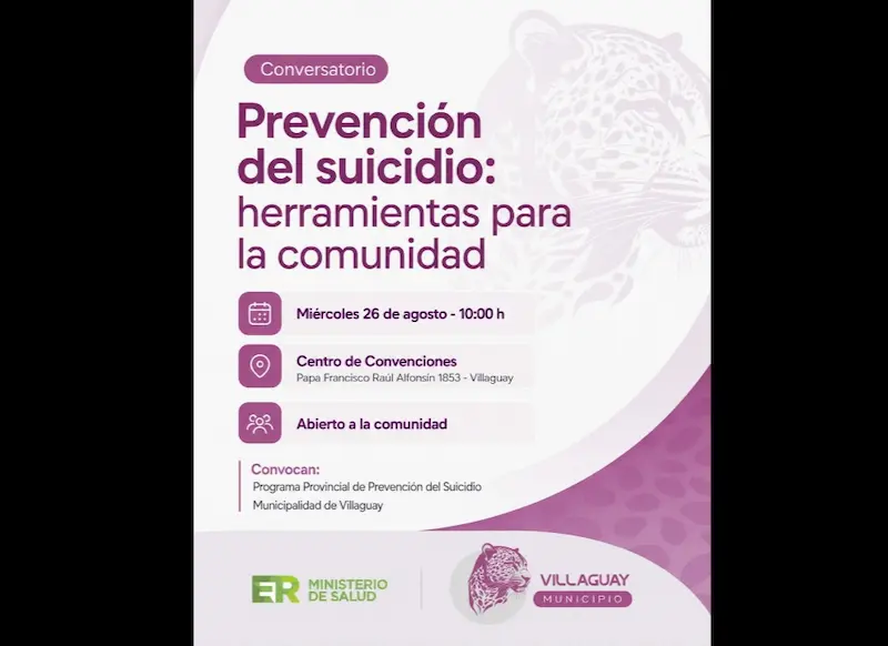Conversatorio abierto a la comunidad: Prevenci�n del suicidio: herramientas para la comunidad