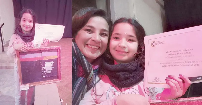 Juegos culturales Hernandez 2026. Senda Lissette obtuvo el segundo premio en artes visuales