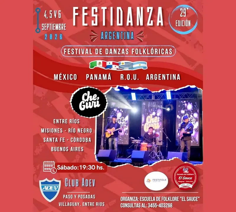 Septiembre en Villaguay es Festidanza