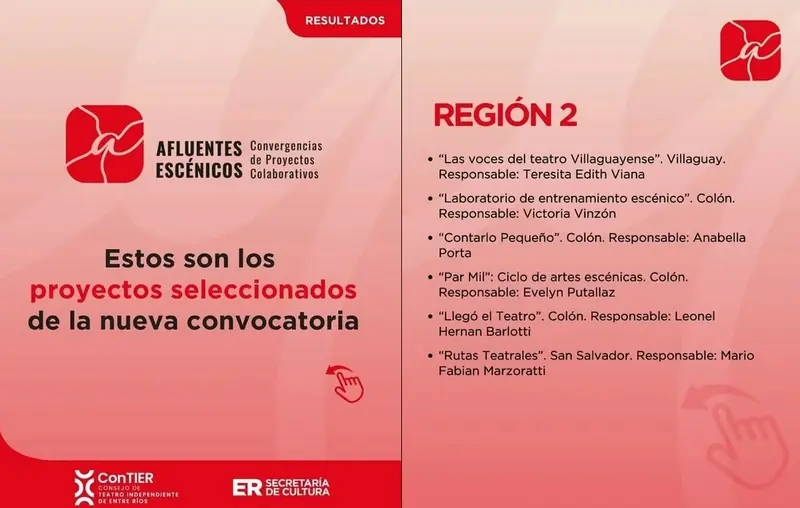 CONTIER: El Grupo de Teatro SER fue seleccionado con el  proyecto Las voces del teatro villaguayense
