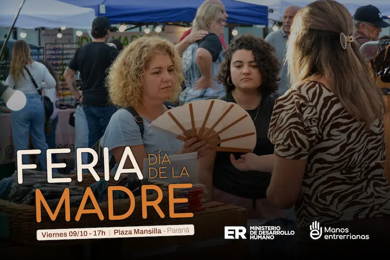 Una nueva Feria de Manos Entrerrianas invita a elegir regalos para el D�a de la Madre