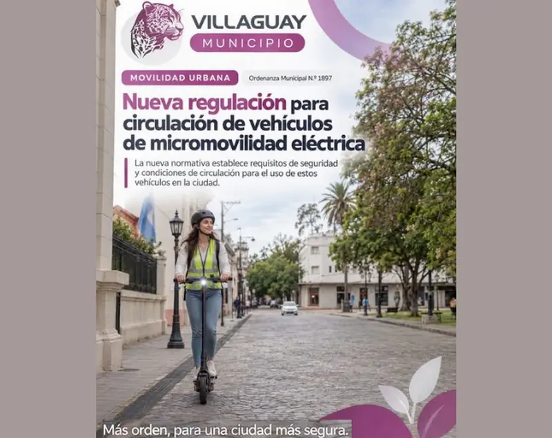 Villaguay regula la circulaci�n de veh�culos de micromovilidad el�ctrica