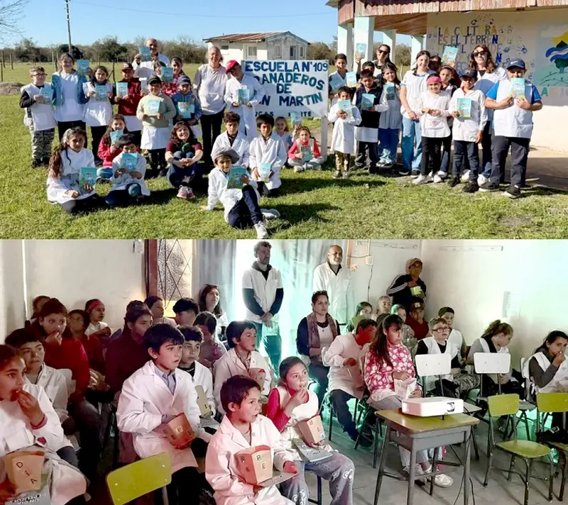 Un D�a de Pel�cula realiz� una funci�n de cine en Lucas Norte, departamento Villaguay