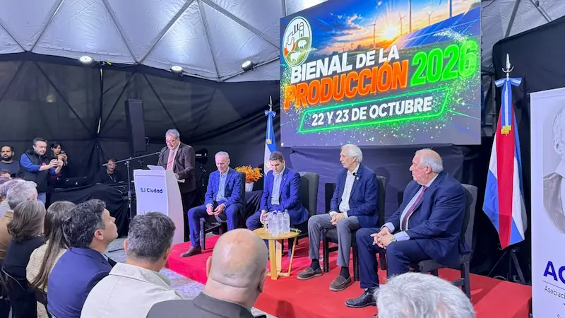 El gobierno acompa�� la primera bienal productiva de San Jos�