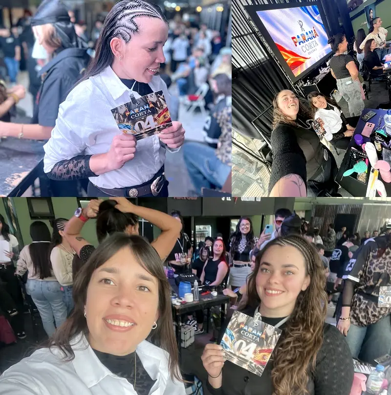 La Estilista y T�cnica colorista, Sele Herrera particip� del festival internacional Paran� Corta