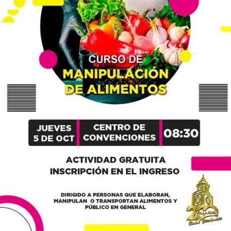Actividad gratuita: Nuevo curso de manipulacin de alimentos
