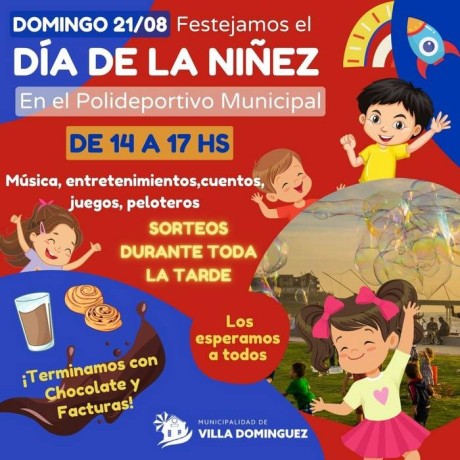DOMINGO 21 FESTEJO DÍA DE LA NIÑEZ EN DOMÍNGUEZ 