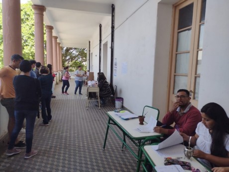 Hasta las 10 horas, el porcentaje de votantes en la provincia fue del 16,79 por ciento del padrn.