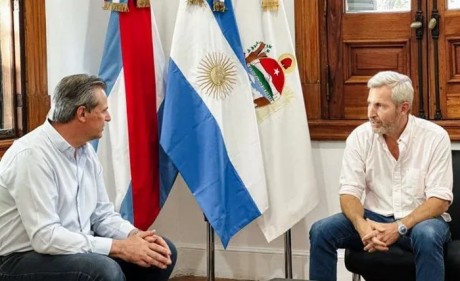 Rogelio Frigerio se reuni con el Intendente de Paran, Adan Bahl