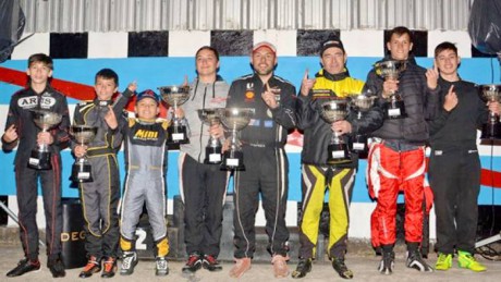 El karting entrerriano en Villaguay: el Gur Martnez, uno de los ganadores