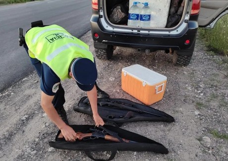 Secuestraron tres armas de fuego en el puesto caminero Villaguay