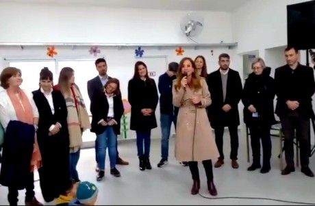 Tolosa Paz Inaugur en Villaguay un CDI y un espacio pblico multideportivo accesible